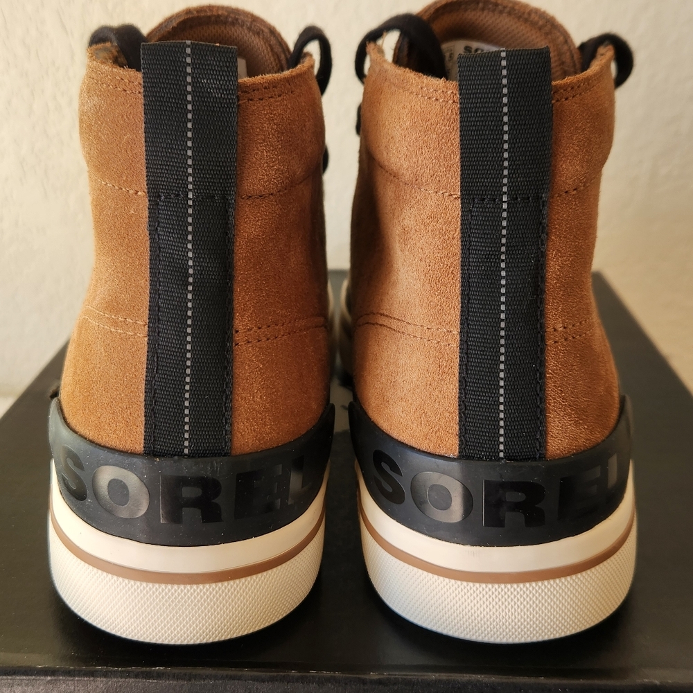 New in Box Sorel Men's Metro II Chukka Boot Waterproof Size 9.5 Tan/Black/Cream - Picture 6 of 10